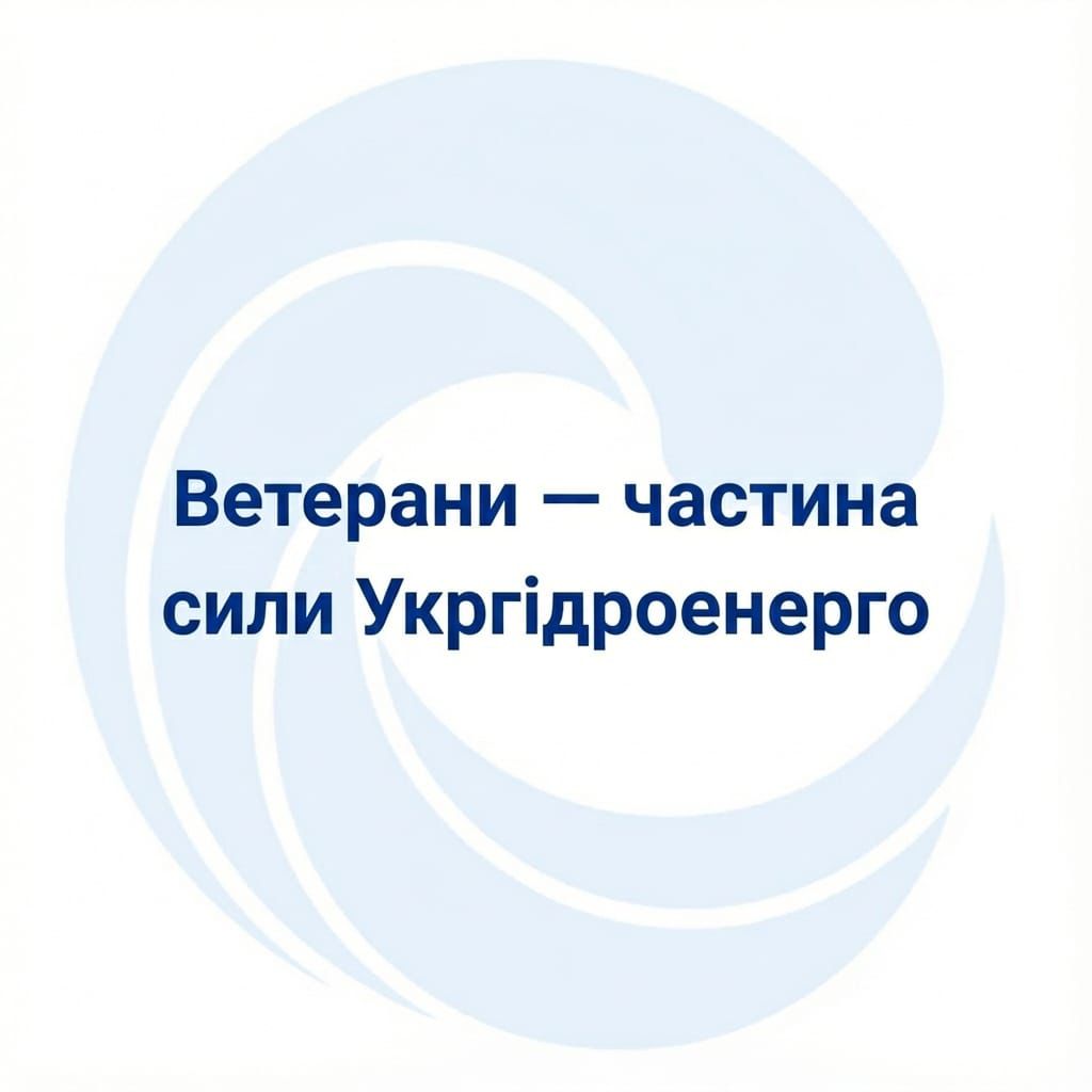 Ветерани — частина сили Укргідроенерго Ветерани — частина сили Укргідроенерго