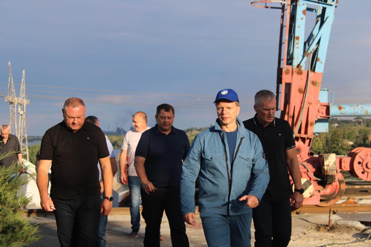 робочі візити на станції Дніпровського каскаду робочі візити на станції Дніпровського каскаду