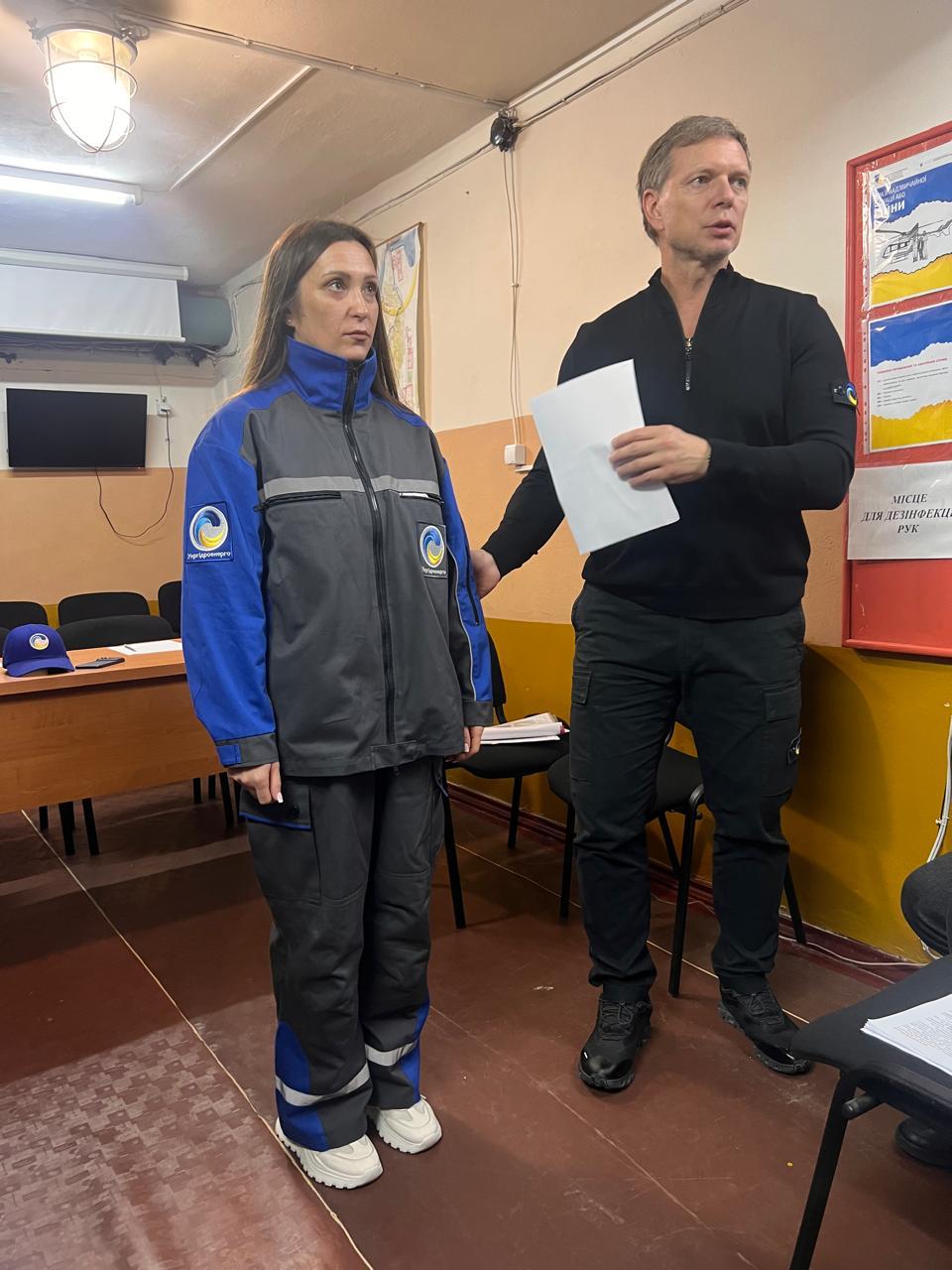 робочі візити на станції Дніпровського каскаду робочі візити на станції Дніпровського каскаду