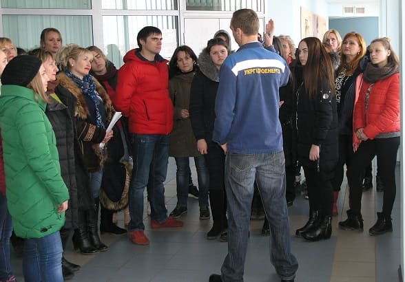 У Каховській філії ПрАТ «Укргідроенерго» проведено ознайомчу екскурсію для майбутніх абітурієнтів