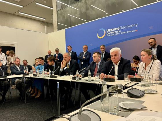 виступ на Ukraine Recovery Conference 2024