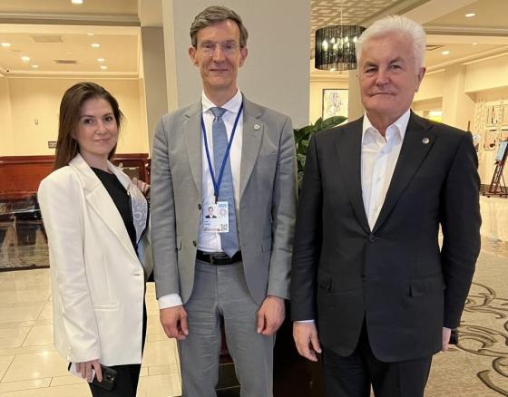 Ігор Сирота, Марія Бішко та Арвід Тюркнер Ігор Сирота, Марія Бішко та Арвід Тюркнер