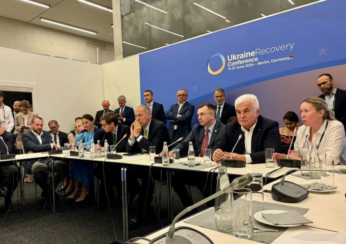 виступ на Ukraine Recovery Conference 2024
